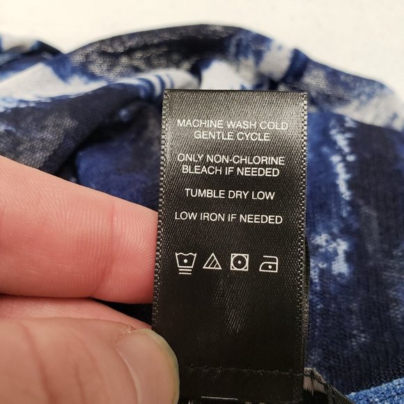 Ali Miles Navy and White Abstract Cardigan - Picture 5 of 9